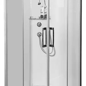 Prix Choc Cabine de douche complète Duscholux Cabinet (Optima C ) Argent éloxé Verre clair